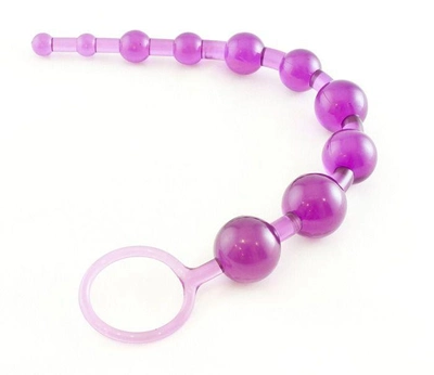 Анальні кульки Thai toy beads purple (Toy Joy) (00545 трлн)