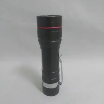 Фонарик BL 520-T6 с клипсой и боковой подсветкой (USB 5V) IS33
