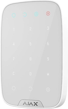Беспроводная сенсорная клавиатура Ajax KeyPad EU White (000005652)