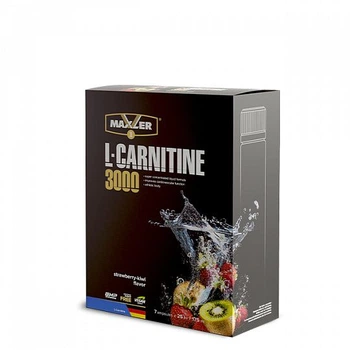 L-карнітин рідкий L-Carnitine 3000 Maxler полуниця ківі 7*25 мл(MA053)