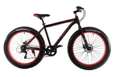 Велосипед E-motion Fatbike GT 26" / рама 19" чёрно-красный (EMFATGT26RAMA19BR)