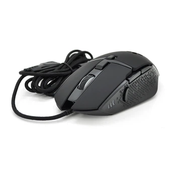 Мышь проводная iMICE T90 8 кнопок 1200/2400/4800/7200 DPI Led Lighting 18м Windows xp/Vista/Win7/8/10 Mac OS X Black color box Q40