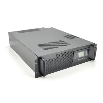 ИБП с правильной синусоидой ONLINE Ritar RT-10KL-LCD, RACK 10000VA (9000Вт), 192В, Ток макс. 5A, под внешний АКБ, (482*600*130), Q1