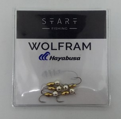 Мормишка вольфр. Start Fishing Пуголовок кр.№14 Silver+Gold 4* 2,4 мм 0,7 г 048-042-1