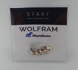 Мормышка вольфр. Start Fishing Капля с отверстием кр. № 16 Silver 3,5 мм 0,6 г 022-035-1