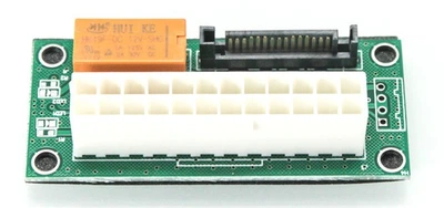 Синхронизатор блока питания SATA ADD2PSU 24-PIN PSU для запуска 2 блоков питания САТА разьем (535626514-3) Зеленый