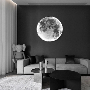 Світильник настінний Universe Studio Луна 1200мм чорний 6000К