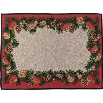 Салфетка Рождественский венок с апельсинами SETA Decor 11-62-17