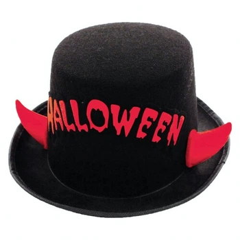 Капелюх циліндр Halloween SETA Decor 19-483BLK-RD