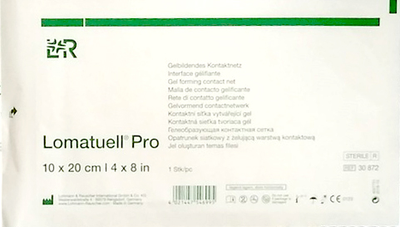 Контактна сітка гелева Lohmann Rauscher стерильна Lomatuell Pro 10 х 20 см х 10 шт (4021447547008)