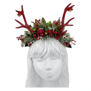 Роги Оленя Christmas на обручі SETA Decor 20-937M