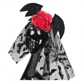 Обруч Wings&Rose з фатою SETA Decor 19-946RD