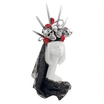 Обруч Donna Isabell c фатою SETA Decor 19-902RD