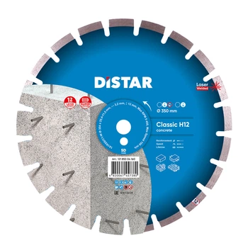 Алмазный диск отрезной Distar 1A1RSS/C1-W 350x3.2/2.2х12x25.4-21 Classic H12 Сегментный круг по бетону и кирпичу 12185004160 (10095)