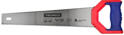 Ножовка по дереву двухсторонняя закаленные зубья 350мм Technics 41-059