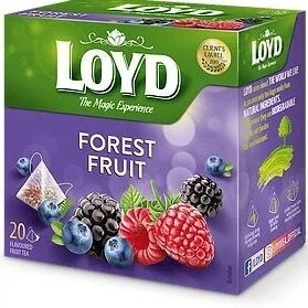 Чай LOYD FOREST FRUITS с лесными ягодами, 40г (20 пирамидок)