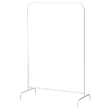 Вешалка стойка для одежды IKEA MULIG белая 601.794.34