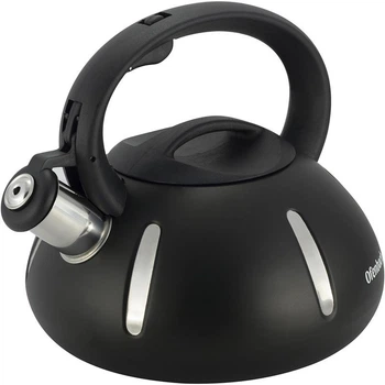Чайник Ofenbach Happy Kettle 2л из нержавеющей стали со свистком, черный матовый (NB-100303)
