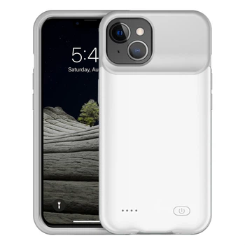 Чехол аккумулятор iBattery для iPhone 13 Mini 6000 mAh white