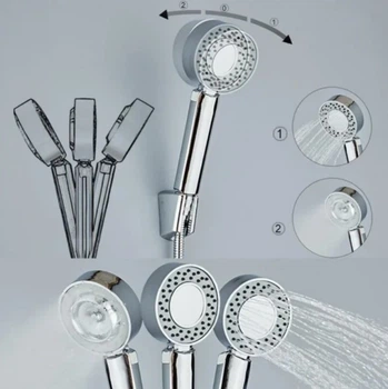 Двусторонняя душевая лейка Multifunctional Faucet, 3 режима полива