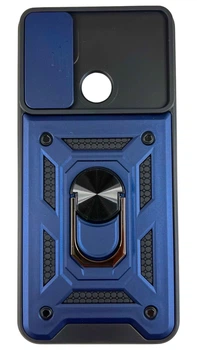 Чехол Camshield c кольцом-подставкой на Xiaomi Redmi 9C синий