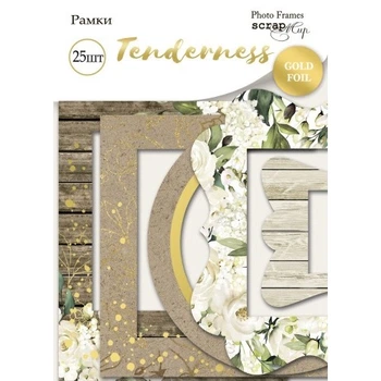 Рамки для фотографій із золотим фольгуванням, Scrapmir, Tenderness, 25 шт SM5300025