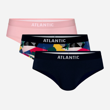 Трусики-хіпстери Atlantic 3LP-181 XL 3 шт. ROZ/GRA/GRA (5903351349277)