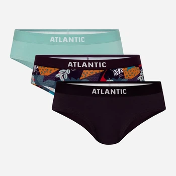 Трусики-хіпстери Atlantic 3LP-181 XL 3 шт. ZIE/FIO/FIO (5903351349314)