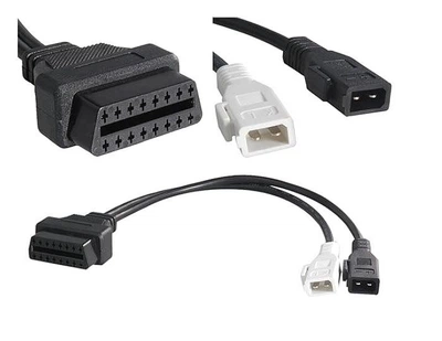 Переходник VAG 2x2 Audi Skoda VW на OBD2 16pin для подключения диагностики к авто VAG