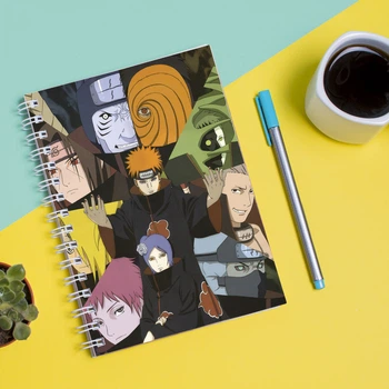 Скетчбук Sketchbook блокнот для рисования с принтом Naruto Наруто Акацки
