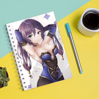 Скетчбук (Sketchbook) блокнот для рисования с принтом "Genshin Impact - Геншин Удар 9"