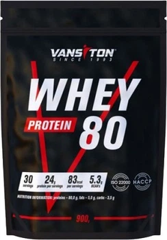 Протеїн Vansiton WHEY-80 900 г Без смаку