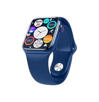 Розумний смарт годинник, Smart Watch Series 7 M7 MINI PLUS, голосовий виклик, оксиметр, пульсометр, крокомір, тонометр, режим спорт, для жінок, синій (001438698)
