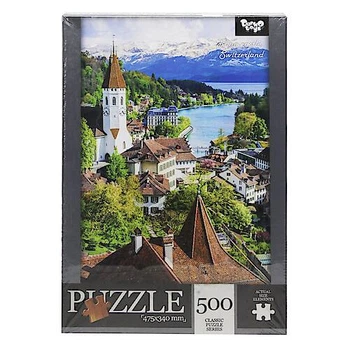ПАЗЛЫ "ШВЕЙЦАРИЯ", 500 ЭЛЕМЕНТОВ DANKO TOYS (С500-14-01,02,03,04...12)