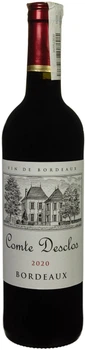 Вино Maison Ginestet Comte Desclos Bordeaux Rouge AOP сухе червоне 0.75 л 13% (3251092100285)