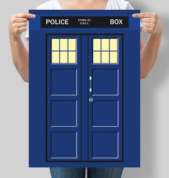 Постер TARDIS Doctor Who Тардис Доктор Кто Motivator (DZ022_А3)