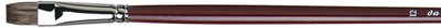Кисть колонок плоский daVinci 1840 Black sable №0 (2.3мм)
