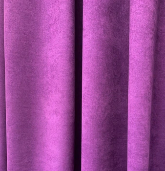 Тканина для штор, порт'єрна тканина Adagio Windows Decor Dalton 17 яскраво бузковий колір, фуксія