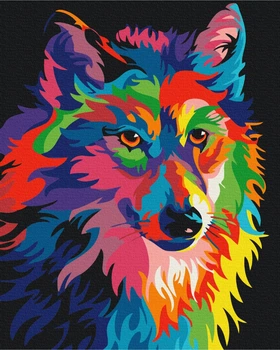 Картина за номерами Райдужний хижак 40x50 см Brushme (2000002209140)