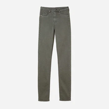 Джинсы Skinny женские H&M 0589222 W26L30 Хаки (KAY2000001295960)