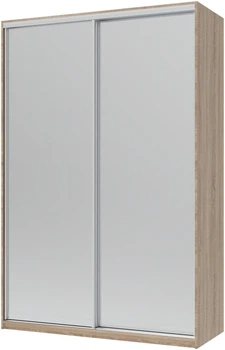 Шкаф купе Сити Лайт Doros Дуб сонома 2 Зеркала 150х60х225 см (44900073)