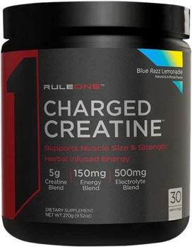 Комплекс R1 Charged Creatine порошок 240 г Blue Razz Lemonade (837234108765)