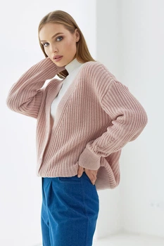 Укороченный кардиган 1903,5136 Seventeen Персиковый One Size (1903.5136)