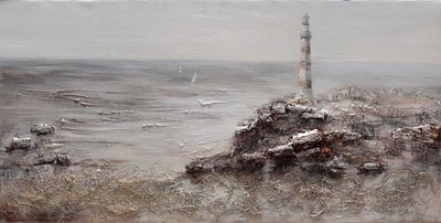 Картина на холсте Bubola E Naibo Lighthouse 60х120 см (W629)