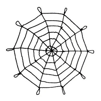 Паутина d-120 см SETA Decor 13-551BLK