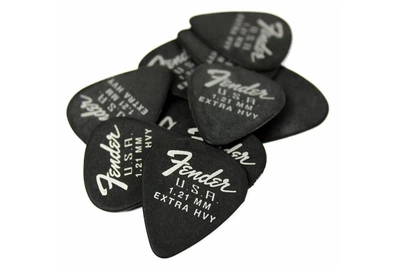 Набор медиаторов Fender 351 DURA-TONE 1.21 12-PACK, BLACK
