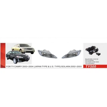 Фары доп.модель Toyota Camry 30 2001-04 TY-500 JAPAN 9006-12V55W эл.проводка