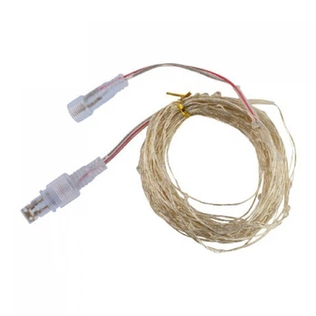 Светодиодная уличная проволочная гирлянда Horoz Electric Montana синяя (080-001-0004)