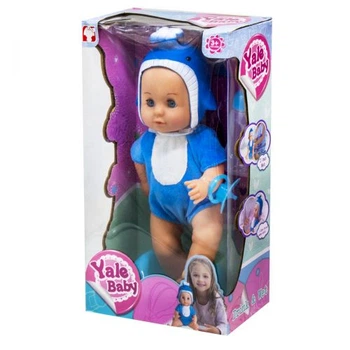 Кукла-пупс Yale Baby функциональная с аксессуарами в костюме дельфина (YL1871B/C)