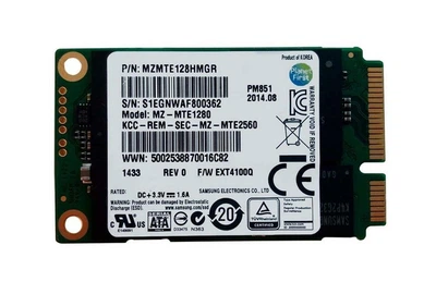 Накопитель SSD 128GB Samsung PM851 mSATA TLC (MZMTE128HMGR) OEM